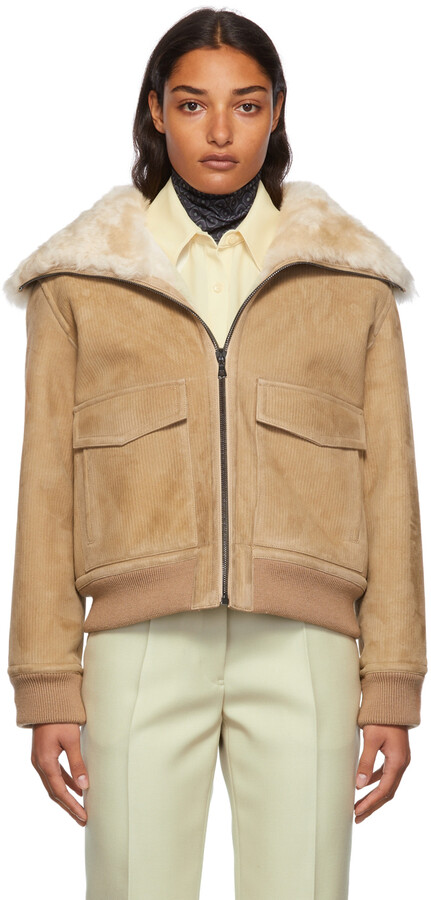 tan suede jacket womens