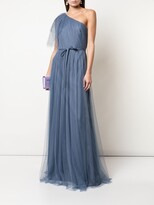 Thumbnail for your product : Marchesa Notte Bridal One Shoulder Bridesmaid Gown