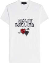 Thumbnail for your product : Markus Lupfer Embellished Cotton T-Shirt