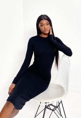 red button front dress