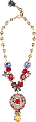 Dolce & Gabbana Embellished Chain-Link Necklace