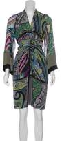 Thumbnail for your product : Etro Long Sleeve Midi Dress