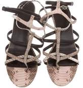 Thumbnail for your product : Balenciaga Snakeskin Ankle Strap Sandals