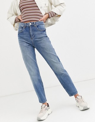 miss selfridge mom frill jeans