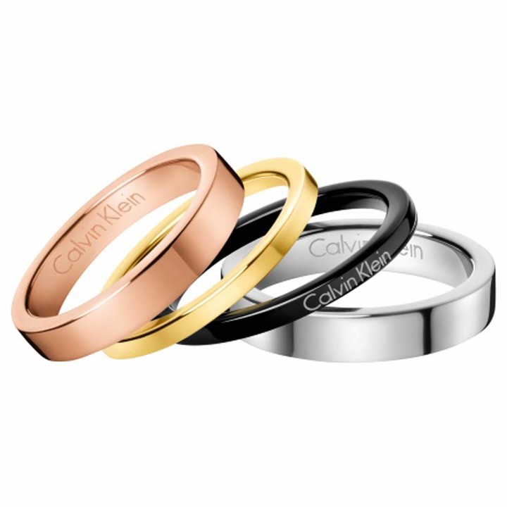 Calvin Klein Gorgeous Women's Tri-Color Ring Set - ShopStyle