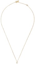 Thumbnail for your product : Feidt Paris 18kt Yellow Gold Diamond Moon Pendant Necklace