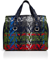 Thumbnail for your product : DSquared 1090 Dsquared2 Woven Plaid Tote