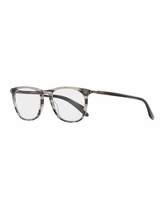 Thumbnail for your product : Barton Perreira Men's Lautner Striped Acetate Reading Glasses-1.5