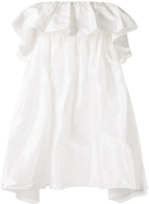 Leal Daccarett Perlas poplin mini dress