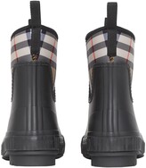 flinton check waterproof rain boot