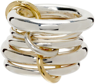 Spinelli Kilcollin Silver Vela Five-Link Ring