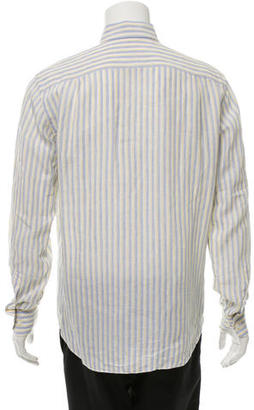 Brioni Striped Linen Shirt