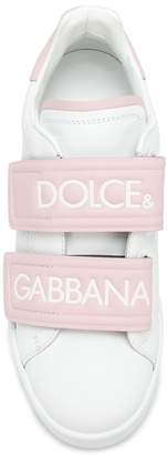 Dolce & Gabbana logo strap sneakers