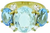 Thumbnail for your product : Irene Neuwirth One-Of-A-Kind Gemmy Gem Aquamarine Yellow Gold Ring