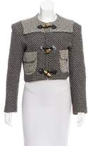 Thumbnail for your product : Moschino Cheap & Chic Moschino Cheap and Chic Alpaca-Wool Collarless Jacket