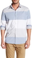 Thumbnail for your product : Micros Collared Long Sleeve Striped Woven Shirt