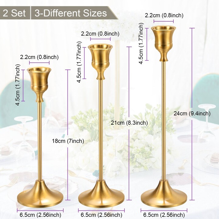 Candle Stick Candle Holder Set Of 3 Metal Candlestick Holders Candl
