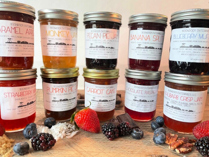 Gourmet Jam Flavors - Choose From 9 Unique Homemade Jams Pure Wholesome Treats From Our Farm To Your Table