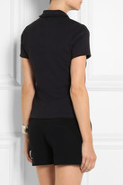 Thumbnail for your product : J.W.Anderson Ruffle-trimmed stretch-cotton jersey polo shirt