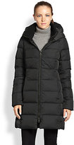 Thumbnail for your product : Herno Knit-Collar Long Puffer