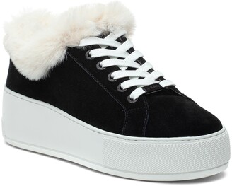 fur sneakers