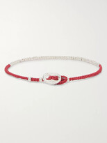 Thumbnail for your product : Mikia Silver-Tone And Silk Beaded Bracelet