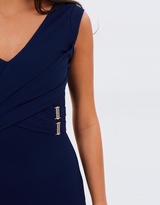 Thumbnail for your product : Lipsy Cap Sleeve V-Neck Body-Con Dress