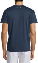 Thumbnail for your product : Vilebrequin V-Neck Short-Sleeve Jersey T-Shirt, Navy