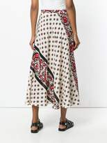 Thumbnail for your product : RED Valentino paisley-print skirt
