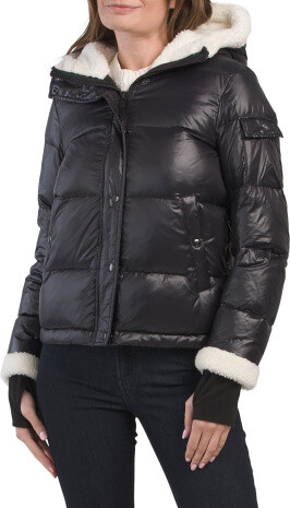 Maje Glamour Hooded Quilted Puffer Jacket - ShopStyle