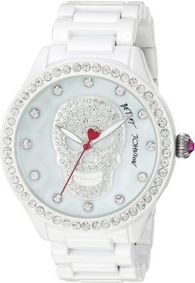 Betsey Johnson Women's Quartz Metal and Alloy Casual Watch, Color: (Model: BJ00517-56)