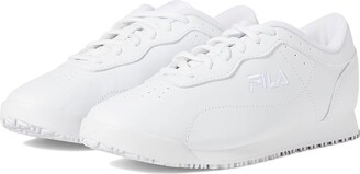 Fila Memory Viable Slip Resistant (White) Women's Shoes