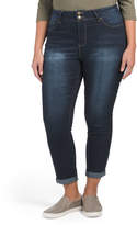Thumbnail for your product : Plus High Waist Roll Cuff Skinny Jeans