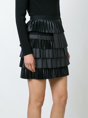DSQUARED2 draped ruched detail skirt - women - Silk/Polyester/Spandex/Elastane/Wool - 40