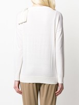 Thumbnail for your product : Fabiana Filippi Drawstring-Neck Sweater