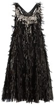 Thumbnail for your product : Norma Kamali Sequin-fringed Mini Dress - Black