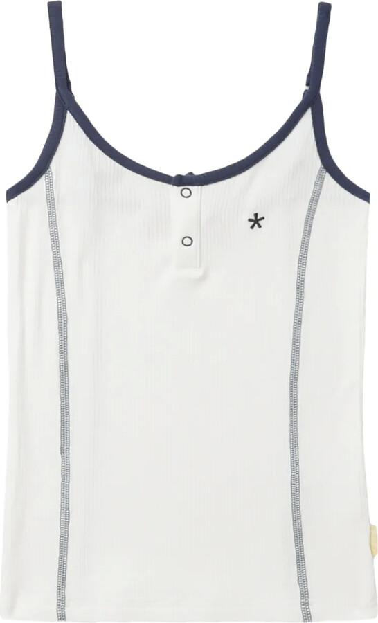 BAPY BY *A BATHING APE® Ribbed Button-Placket Tank Top