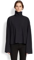 Thumbnail for your product : Acne Studios List Oversized Bell-Sleeved Turtleneck Top