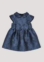Thumbnail for your product : Emporio Armani Full Circle Dress In Damask Fabric With Small Collar And Bow