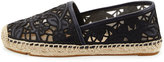 Thumbnail for your product : Tory Burch Lucia Lace Espadrille Flat, Tory Navy/Black