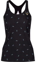 Thumbnail for your product : Lucas Hugh Spark Printed Stretch-Jersey Tank