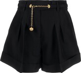 Tama belted pleated shorts 