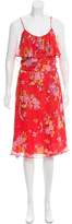 Thumbnail for your product : Miguelina Floral Print Midi Dress