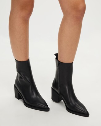 Tony Bianco Women's Black Heeled Boots - Major