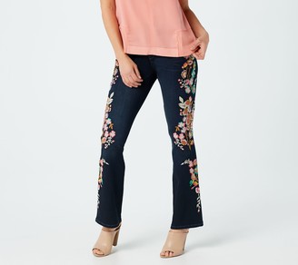 dark wash bootcut jeans