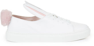 Minna Parikka White Low-Top Bunny Sneakers