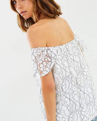 Sass Clemence Corded Lace Top