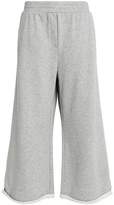 Thumbnail for your product : Alexander Wang T By Melange Cotton-blend Terry Wide-leg Pants