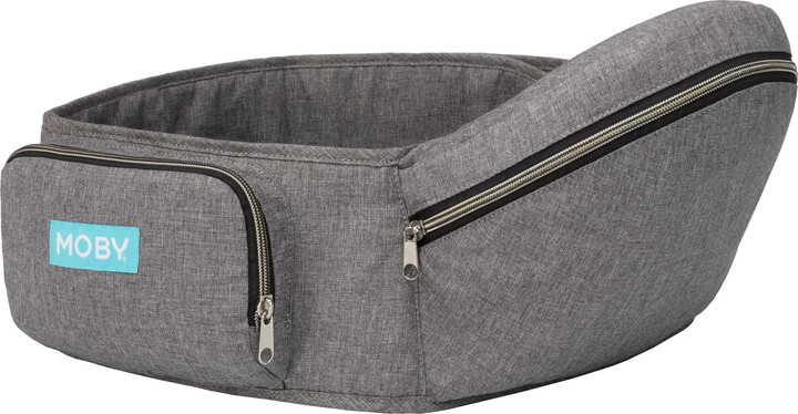 Moby Wrap Hip Seat in Heather Grey