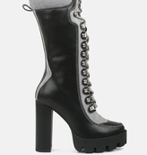 Thumbnail for your product : London Rag Igloo Over The ankle Cushion Collared Boots